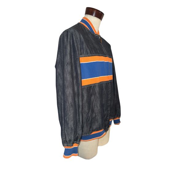 Vintage Mackdaddy MDY Jean Bomber Jacket Y2K 2003 Rare Japanese Collector Mens M - Picture 5 of 12